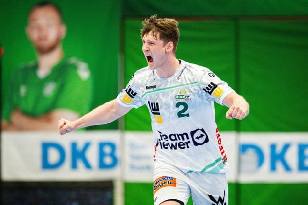 31 08 2025 Handball, 2025 2026, 1 Bundesliga, 1 Matchday, GWD Minden Frisch auf Göppingen Oskar Neudeck Göppingen