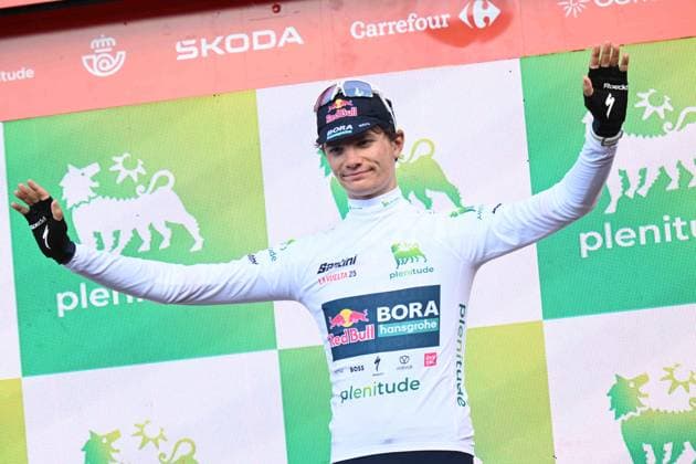 31-08-2025 Vuelta A Espana; Tappa 09 Alfaro - Estacion De Valdezcaray; 2025, Red Bull - Bora Hansgrohe; Pellizzari, Giulio; Estacion De Valdezcaray; 