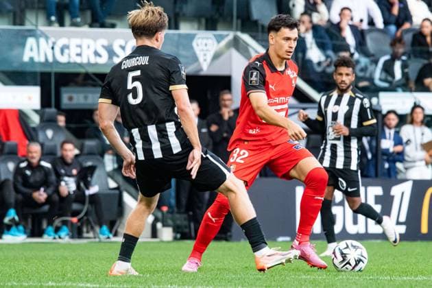 FOOTBALL : SCO Angers vs Stade Rennais - Ligue 1 - JournÃ e 3 - 31 08 2025 Fabian Rieder (Stade Rennais) AngersFrance  Copyright: xBaptistexAutissierx