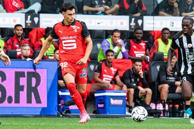 FOOTBALL : SCO Angers vs Stade Rennais - Ligue 1 - JournÃ e 3 - 31 08 2025 Fabian Rieder (Stade Rennais) AngersFrance  Copyright: xBaptistexAutissierx