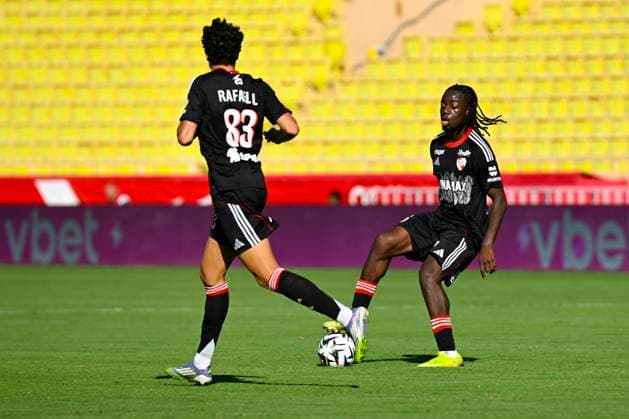 FOOTBALL : AS Monaco VS RC Strasbourg Alsace - Ligue 1 Mcdonald s - 31 08 2025 Diego Moreira (RC Strasbourg) - Ligue 1 Mcdonald s match between AS Monaco and Racing Club de Strasbourg Alsace on August 31, 2025 at the Louis II Stadium in Monaco. MonacoMonaco  Copyright: xWilliamxCannarellax