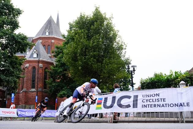 2025 UCI Para-cycling Road World Championships Picture by Olly Hassell SWpix.com - 31 08 2025 - Cycling - 2025 UCI Para-cycling Road World Championships - Ronse, Flanders, Belgium - Men C3 Road Race - Benjamin Watson (Great Britain) Copyright: x xSWpix.comx(t axPhotographyxHubxLtd)xOllyxHassell SWpix.comx SWP-3069-1942
