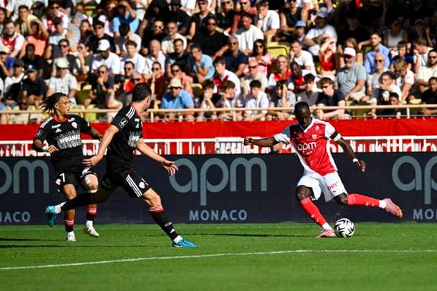 FOOTBALL : AS Monaco VS RC Strasbourg Alsace - Ligue 1 Mcdonald s - 31 08 2025 Jordan Teze (ASM) - Ligue 1 Mcdonald s match between AS Monaco and Racing Club de Strasbourg Alsace on August 31, 2025 at the Louis II Stadium in Monaco. MonacoMonaco  Copyright: xWilliamxCannarellax