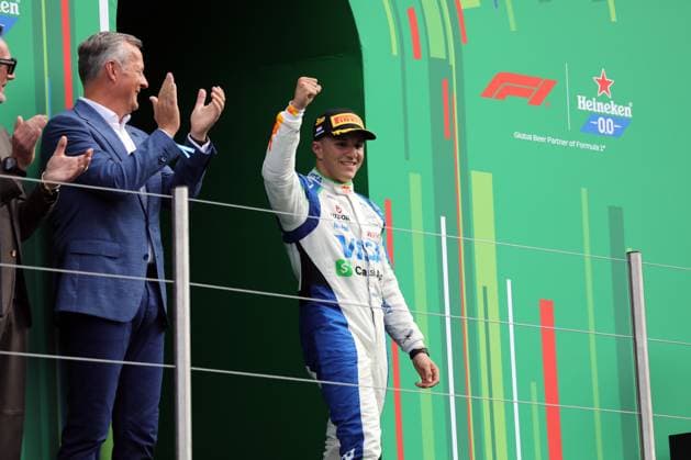 Zandvoort, Netherlands August 28 31, 2025 FIA Formula 1 World Championship Dutch Grand Prix 2025 Race Sunday In the picture Isack Hadjar FRA first F1 podium Circuit Zandvoort Copyright: xFotostandx xBeierx