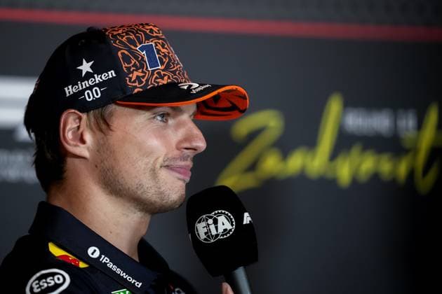 ZANDVOORT - Max Verstappen (Red Bull Racing) during the press conference, PK, Pressekonferenz after the Dutch F1 Grand Prix at the Zandvoort Circuit. ANP SANDER KONING F1 Grand Prix of Netherlands 2025 26 xVIxANPxSportx xxANPxIVx 534612258 originalFilename: 534612258.jpg