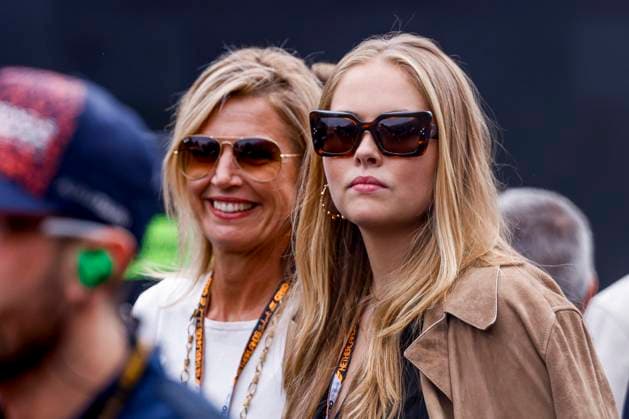 Princess Amalia der Nederlanden of the Netherlands and Queen Maxima of the Netherlands on the grid during the Formula 1 Heineken Dutch Grand Prix 2025 on Day 3 at Circuit Zandvoort on August 31, 2025 in Zandvoort, Netherlands Photo by Marcel ter Bals DeFodi Images