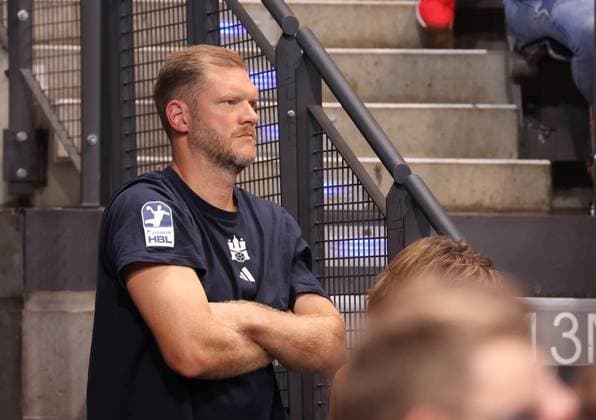 31 08 2025, Germany, Stuttgart, Handball Bundesliga season 2025 2026, TVB Stuttgart vs Hamburger SV, HSV Chief Sports Officer Johannes Bitter