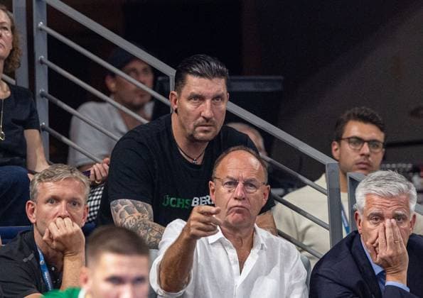 Handball, Men, Season 2025 2026, DAIKIN Handball Bundesliga 1 Matchday , Füchse Berlin Bergischer HC, Board Member Sport Stefan Kretzschmar Füchse Berlin , 31 08 2025, Copyright: xSebastianxRäppold MatthiasxKochx