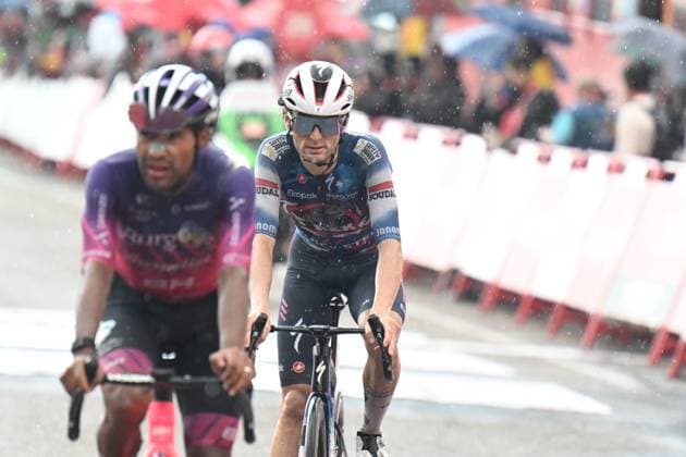 31-08-2025 Vuelta A Espana; Tappa 09 Alfaro - Estacion De Valdezcaray; 2025, Soudal - Quick Step; Garofoli, Gianmarco; Estacion De Valdezcaray; 