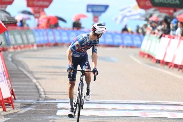 31-08-2025 Vuelta A Espana; Tappa 09 Alfaro - Estacion De Valdezcaray; 2025, Soudal - Quick Step; Vansevenant, Mauri; Estacion De Valdezcaray; 