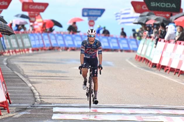31-08-2025 Vuelta A Espana; Tappa 09 Alfaro - Estacion De Valdezcaray; 2025, Soudal - Quick Step; Vansevenant, Mauri; Estacion De Valdezcaray; 