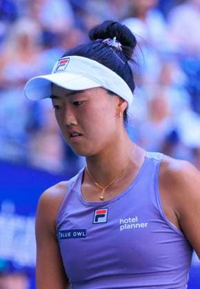August 31, 2025, Flushing Meadows, New York, USA: Ann Li during a match against Jessica Pegula on Day 8 of the 2025 US Open at USTA Billie Jean King National Tennis Center on Sunday August 31, 2025 in the Flushing neighborhood of the Queens borough of New York City. JAVIER ROJAS PI Flushing Meadows USA - ZUMAp124 20250831_zaa_p124_005 Copyright: xJavierxRojasx