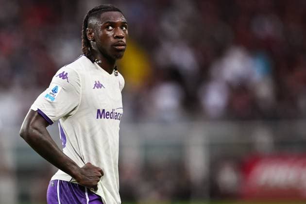 Cm Torino 31 08 2025 - campionato di calcio serie A Torino-Fiorentina foto Cristiano Mazzi Image nella foto: Moise Kean 