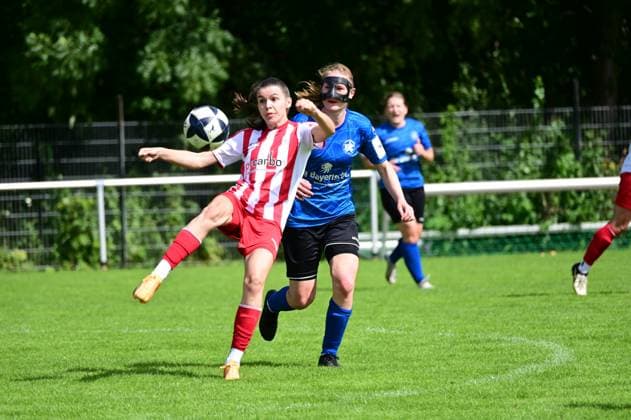 31 08 2025 xkhx Kassel Regionalliga Süd Season 2025 2026 Women KSV Hessen Kassel FFC Wacker Munich Franziska Koch Kassel vs Lea Volkmer Wacker