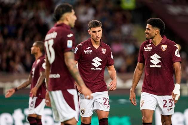 TorinoÕs Cesare Casadei disappointment during the Serie A soccer match between Torino Fc and Fiorentina at the Stadio Olimpico Grande Torino in Turin, north west Italy - August 31, 2025. - Soccer  Copyright: xFabioxFerrari LaPressex