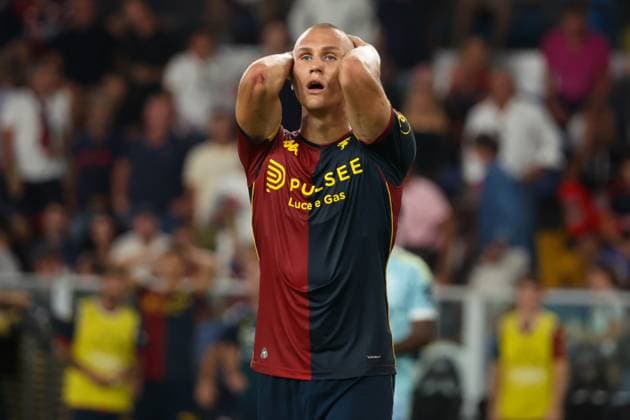 Serie A, Day 2, 31-08-2023, Genova, Stadio Ferraris, Genoa - Juventus, in the photo: delusion Ostigard  Copyright: xGabrielexSiri IPAxSportx xipa-agency.netx xx IPA_63786676 IPA_Agency_IPA63786676