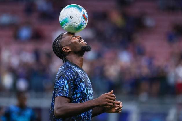 Marcus Thuram of FC Internazionale seen during Serie A 2025 26 football match between FC Internazionale and Udinese Calcio at San Siro Stadium  Copyright: xFabrizioxCarabelli IPAxSportx xipa-agency.netx xx IPA_63787702 IPA_Agency_IPA63787702