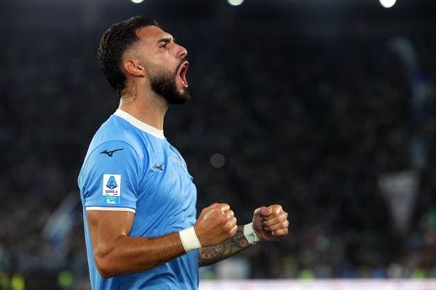 Football: Serie A Enilive 2025-2026 match SS Lazio vs Hellas Verona. Rome, Italy 31 August, 2025:Taty Castellanos of Lazio score the goal and celebrate with the team during the Serie A Enilive 2025-2026, day 2, football match between SS Lazio and Hellas Verona at Olympic Stadium. rome olympic stadium italy italy Copyright: xmarcoxiacobucci