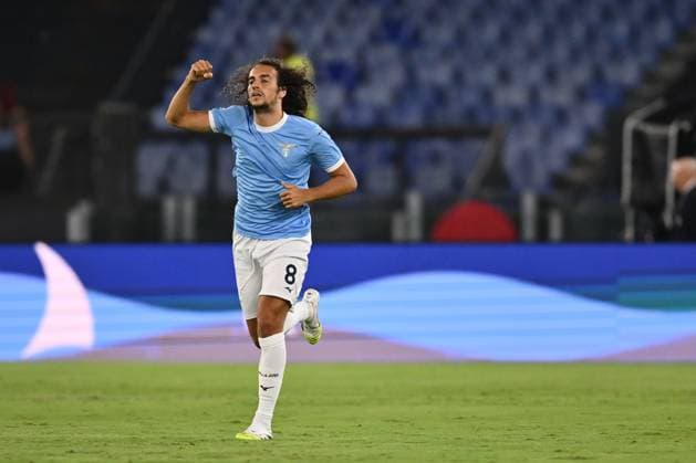 Matteo Guendouzi of S.S. Lazio celebrates after scoring the goal of 1-0 during the 2nd day of the Serie A Championship between S.S. Lazio and Hellas Verona F.C. at the Olympic Stadium on August 31, 2025 in Rome, Italy.  Copyright: xDomenicoxCippitelli IPAxSportx xipa-agency.netx xx IPA_63788752 IPA_Agency_IPA63788752