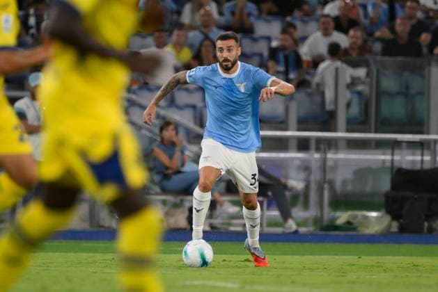 Lazio™s Mario Gila during the Serie A Enilive soccer match between SS Lazio and Hellas Verona at the Rome s Olympic stadium, Italy - Sunday, August 31, 2025. - Soccer.  Copyright: xFabrizioxCorradetti LaPressex