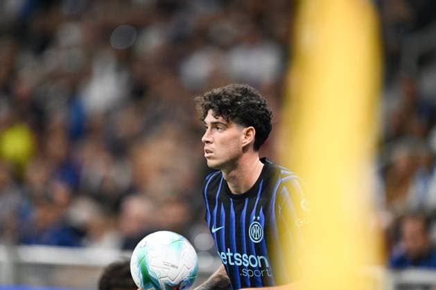 Alessandro Bastoni of FC Inter in action during the Italian Serie A football match between Inter FC Internazionale and Udinese Calcio on 31 of August 2025 at Giuseppe Meazza San Siro Siro stadium in Milan, Italy. Photo Tiziano Ballabio  Copyright: xTizianoxBallabio IPAxSportx xipa-agency.netx xx IPA_63789771 IPA_Agency_IPA63789771