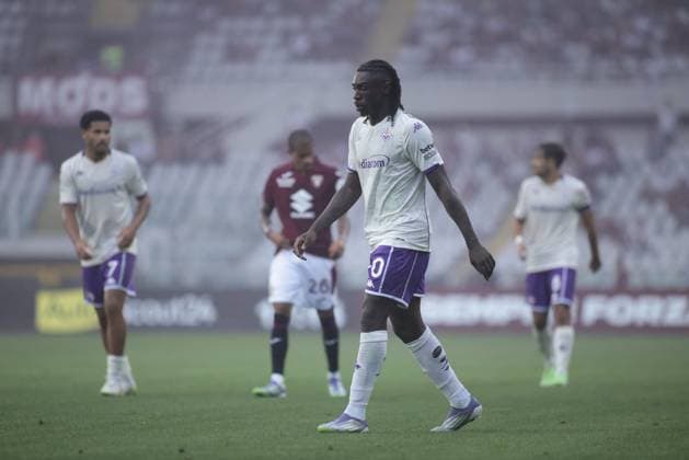 CALCIO - Serie A - Torino FC vs ACF Fiorentina Moise Kean of ACF Fiorentina during the Italian Serie A, 2025 26 season, football match between Torino FC and ACF Fiorentina on 31 August 2025 at Stadio Olimpico Grande Torino, Turin, Italy. Photo Nderim Kaceli Turin Italy  Copyright: xIPAxSport ABACAx
