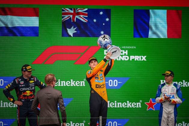 MOTORI - Formula 1 - Heineken Dutch Grand Prix 2025 81 Oscar Piastri, (AUS) McLaren Mercedes MCL39, during the Dutch GP, Zandvoort 28-31 August 2025. Formula 1 World Championship, WM, Weltmeisterschaft 2025. Netherlands Netherlands  Copyright: xIPAxSport ABACAx