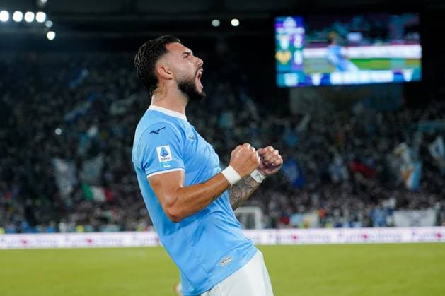 SS Lazio v Hellas Verona FC - Serie A Enilive Valentin Castellanos of SS Lazio celebrates after scoring third goal during the serie Serie A Enilive match between SS Lazio and Hellas Verona FC at Olimpico on August 31, 2025 in Rome, Italy Rome Stadio Olimpico Lazio Italy Copyright: xGiuseppexMaffiax 250831_SerieA_Lazio-Verona_GM_9652