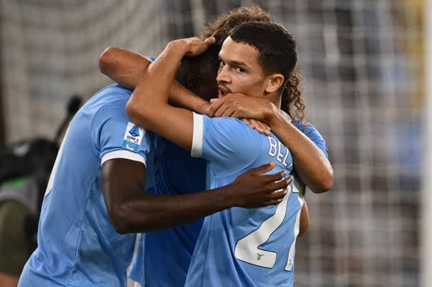 Boulaye Dia of S.S. Lazio celebrates after scoring the goal of 4-0 during the 2nd day of the Serie A Championship between S.S. Lazio and Hellas Verona F.C. at the Olympic Stadium on August 31, 2025 in Rome, Italy.  Copyright: xDomenicoxCippitelli IPAxSportx xipa-agency.netx xx IPA_63792051 IPA_Agency_IPA63792051
