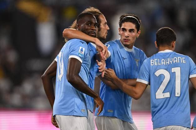 Boulaye Dia of S.S. Lazio celebrates after scoring the goal of 4-0 during the 2nd day of the Serie A Championship between S.S. Lazio and Hellas Verona F.C. at the Olympic Stadium on August 31, 2025 in Rome, Italy.  Copyright: xDomenicoxCippitelli IPAxSportx xipa-agency.netx xx IPA_63792063 IPA_Agency_IPA63792063