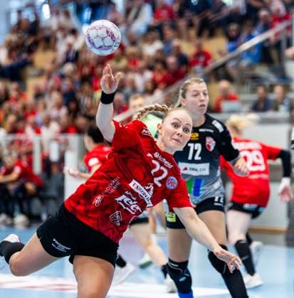 31 08 2025, GER, Handball, Women, Season 2025 2026, Alsco 1 Bl, 1 Matchday, Thueringer HC SV Union Halle Neustadt Wildcats Rikke Hoffbeck Petersen Thueringer HC,22 99947 Bad Langensalza Salza Halle Sporthalle Mehrz Thüringen Germany