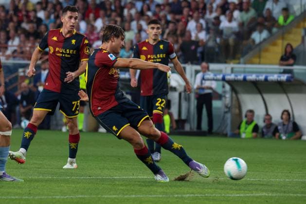 CALCIO - Serie A - Genoa CFC vs Juventus FC Serie A, Day 2, 31-08-2023, Genova, Stadio Ferraris, Genoa - Juventus, in the photo: kick Colombo Genoa Italy  Copyright: xIPAxSport ABACAx