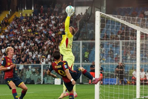CALCIO - Serie A - Genoa CFC vs Juventus FC Serie A, Day 2, 31-08-2023, Genova, Stadio Ferraris, Genoa - Juventus, in the photo: exit Di Gregorio Genoa Italy  Copyright: xIPAxSport ABACAx