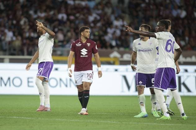 CALCIO - Serie A - Torino FC vs ACF Fiorentina Che Adams of Torino FC during the Italian Serie A, 2025 26 season, football match between Torino FC and ACF Fiorentina on 31 August 2025 at Stadio Olimpico Grande Torino, Turin, Italy. Photo Nderim Kaceli Turin Italy  Copyright: xIPAxSport ABACAx
