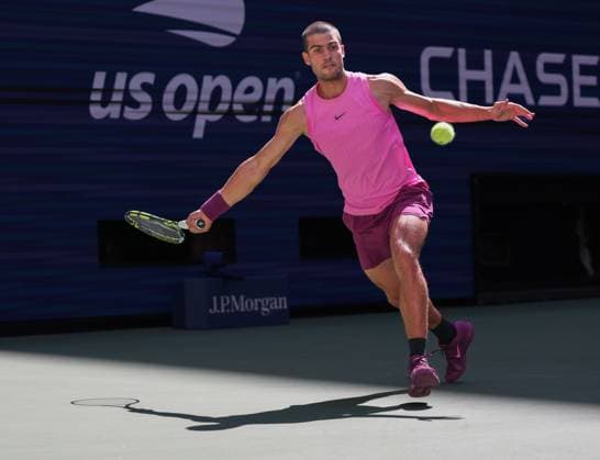 Carlos Alcaraz ESP , US Open Championships 2023, USTA Billie Jean King National Tennis Center, Flushing Meadows, New York, USA Copyright: xJuergenxHasenkopfx