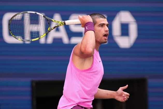 Carlos Alcaraz ESP , US Open Championships 2023, USTA Billie Jean King National Tennis Center, Flushing Meadows, New York, USA Copyright: xJuergenxHasenkopfx