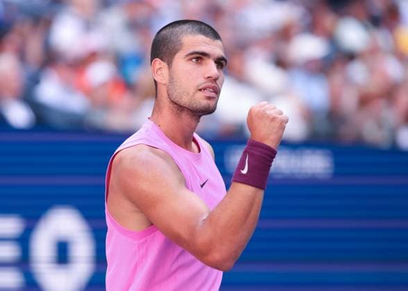 Carlos Alcaraz ESP , US Open Championships 2023, USTA Billie Jean King National Tennis Center, Flushing Meadows, New York, USA Copyright: xJuergenxHasenkopfx