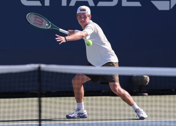 Flynn Thomas SUI , Boys Singles, Boys Singles, US Open Championships 2023, USTA Billie Jean King National Tennis Center, Flushing Meadows, New York, USA Copyright: xJuergenxHasenkopfx