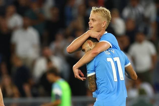 August 31, 2025, Rome, Lazio, Italy: LazioÃ¢â‚¬â ¢s Taty Castellanos celebrates after scoring their third gol during Serie A soccer match SS Lazio - Hellas Verona at Stadio Olimpico on August 31, 2025 in Rome , Italy. Rome Italy - ZUMAl131 20250831_zsp_l131_009 Copyright: xCiroxDexLucax