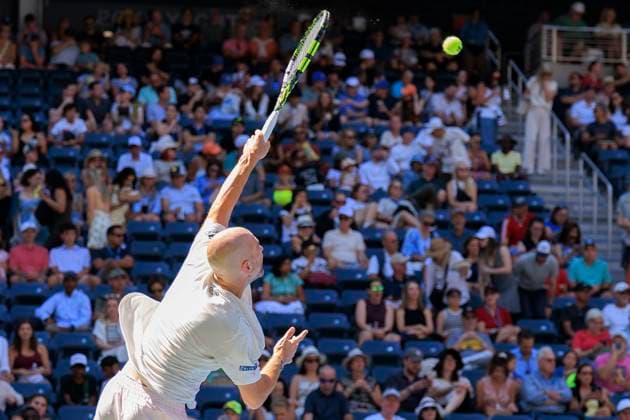 August 31, 2025, Flushing Meadows, New York, USA: Adrian Mannarino serves during a match against Jiri Lehecka on Day 8 of the 2025 US Open at USTA Billie Jean King National Tennis Center on Sunday August 31, 2025 in the Flushing neighborhood of the Queens borough of New York City. JAVIER ROJAS PI Flushing Meadows USA - ZUMAp124 20250831_zaa_p124_030 Copyright: xJavierxRojasx