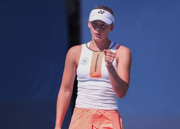 Eva Bennemann GER makes a fist and cheers, cheers, joy, emotion, Girls Singles, Girls Singles, US Open Championships 2023, USTA Billie Jean King National Tennis Center, Flushing Meadows, New York, USA Copyright: xJuergenxHasenkopfx