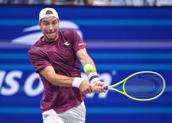 Jan Lennard Struff GER , US Open Championships 2023, USTA Billie Jean King National Tennis Center, Flushing Meadows, New York, USA Copyright: xJuergenxHasenkopfx