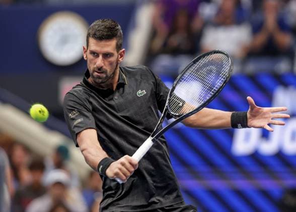 Novak Djokovic SRB , US Open Championships 2023, USTA Billie Jean King National Tennis Center, Flushing Meadows, New York, USA Copyright: xJuergenxHasenkopfx