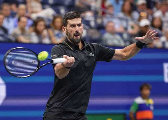 Novak Djokovic SRB , US Open Championships 2023, USTA Billie Jean King National Tennis Center, Flushing Meadows, New York, USA Copyright: xJuergenxHasenkopfx