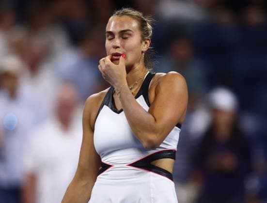 2025 US Open Tennis Championships, Day Eight, Billy Jean-King Tennis Centre, Flushing Meadows, New York, USA, 01 09 2025 Aryna Sabalenka in action during her fourth round match against Cristina Busca (ESP) in the 2025 US Open at Flushing Meadows New York Billy Jean King Tennis Centre, Flushing Meadows New York USA Copyright: xMarkxGreenwoodx