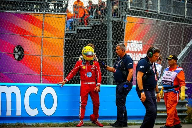 MOTORI - Formula 1 - Heineken Dutch Grand Prix 2025 44 Lewis Hamilton, (GRB) Scuderia Ferrari SF25, crashing during the Dutch GP, Zandvoort 28-31 August 2025. Formula 1 World Championship, WM, Weltmeisterschaft 2025. Netherlands Netherlands  Copyright: xIPAxSport ABACAx