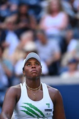 US Open - Fourth Round Taylor Townsend (USA) during her fourth round match at the 2025 US Open at Billie Jean National Tennis Center in New York City, NY, USA, on August 31, 2025. Photo by Corinne Dubreuil ABACAPRESS.COM New York City United States  Copyright: xDubreuilxCorinne ABACAx