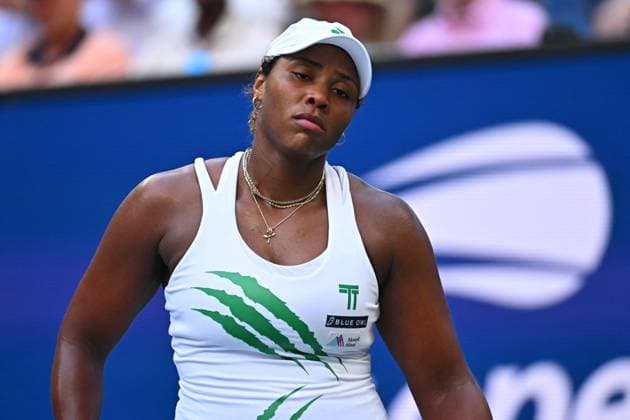 US Open - Fourth Round Taylor Townsend (USA) during her fourth round match at the 2025 US Open at Billie Jean National Tennis Center in New York City, NY, USA, on August 31, 2025. Photo by Corinne Dubreuil ABACAPRESS.COM New York City United States  Copyright: xDubreuilxCorinne ABACAx