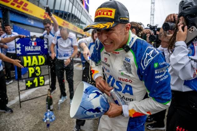 ZANDVOORT, NETHERLANDS: Isack Hadjar, racing for the Racing Bulls team during the 2025 Formula 1 Dutch Grand Prix at the Circuit Zandvoort in Zandvoort, Netherlands