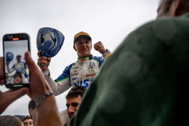 ZANDVOORT, NETHERLANDS: Isack Hadjar, racing for the Racing Bulls team during the 2025 Formula 1 Dutch Grand Prix at the Circuit Zandvoort in Zandvoort, Netherlands